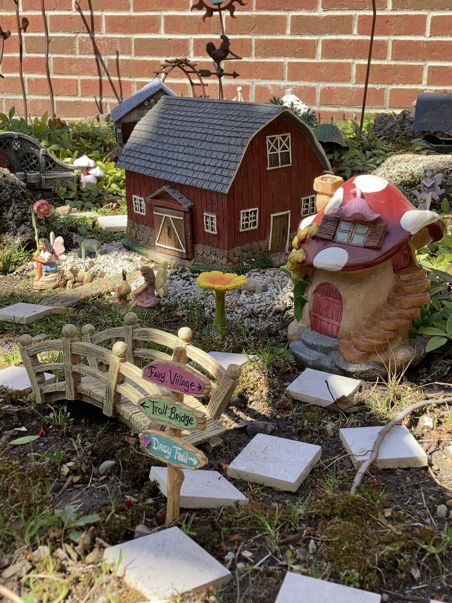 Fairy garden at the Chelsea District Library